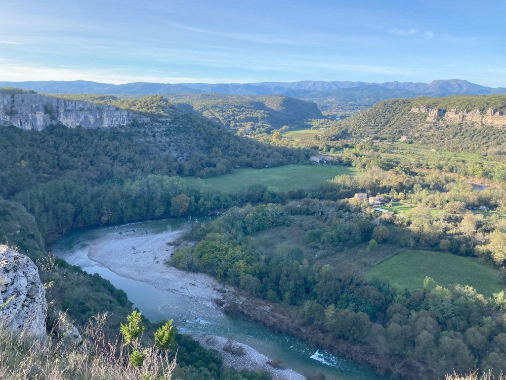 L'Ardèche méridionale est un paradis pour les amoureux de trail. Gorges de la Beaume,